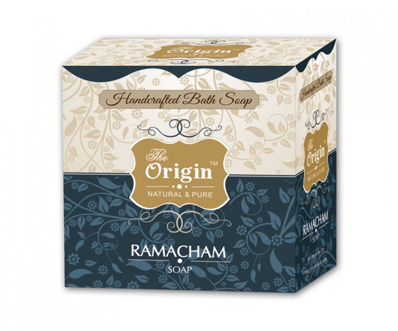 Natural & Pure Handmade Ramacham Vetiver Soap-100gms. for Bath and Skin Care